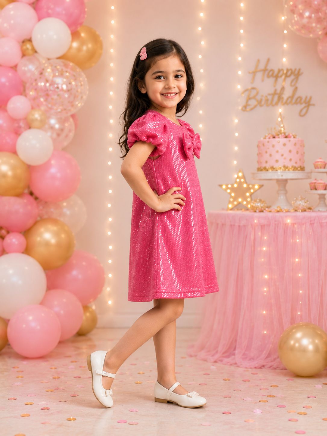 Princess Pink Party Dress view 2