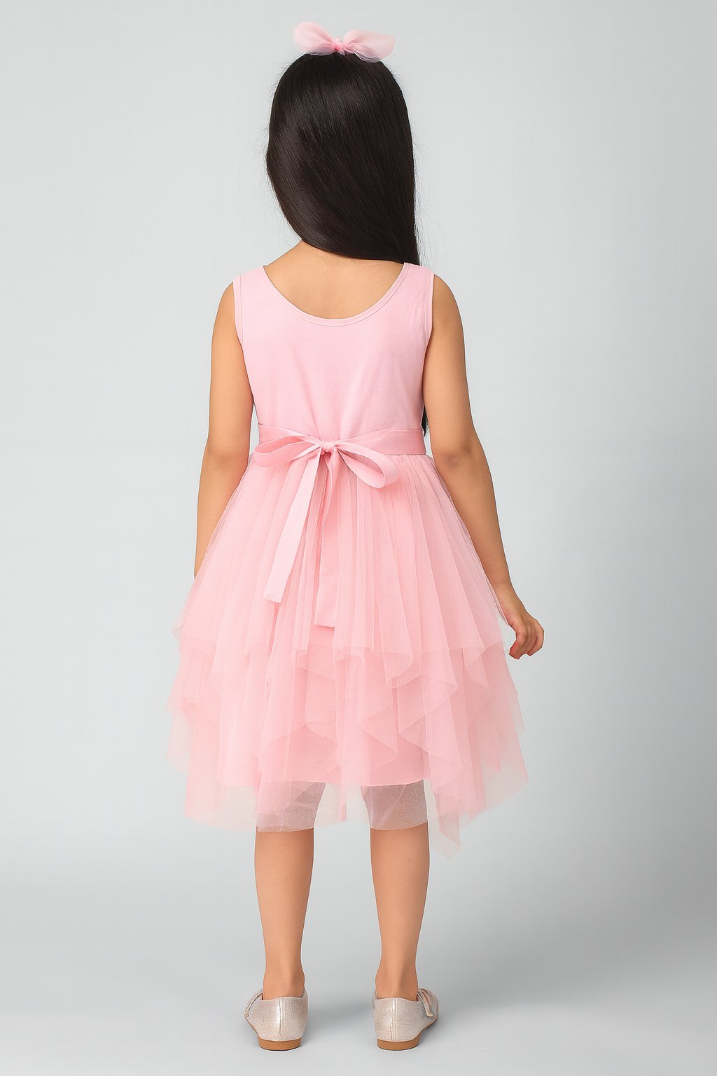 Radiant White Sequin Flare Dress view 2