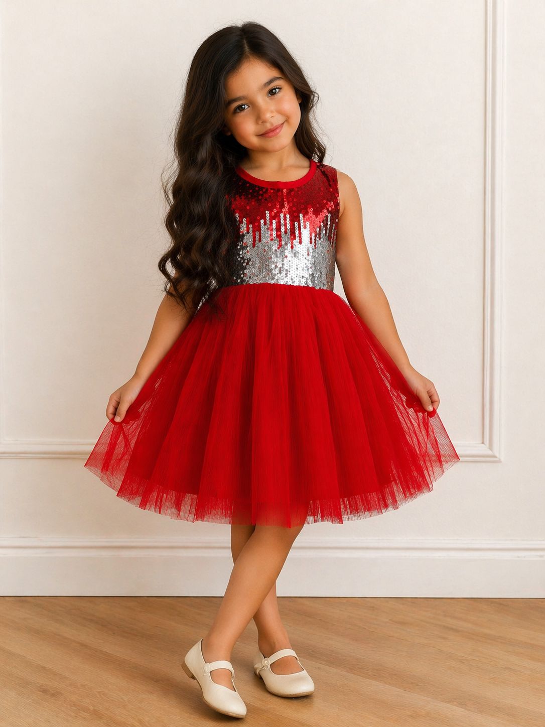 Royal Ruby Sparkle Dress
