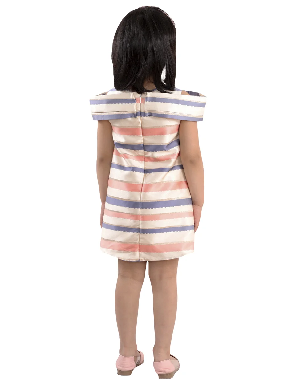 Vibrant Multi-Color Big Bow Dress view 4