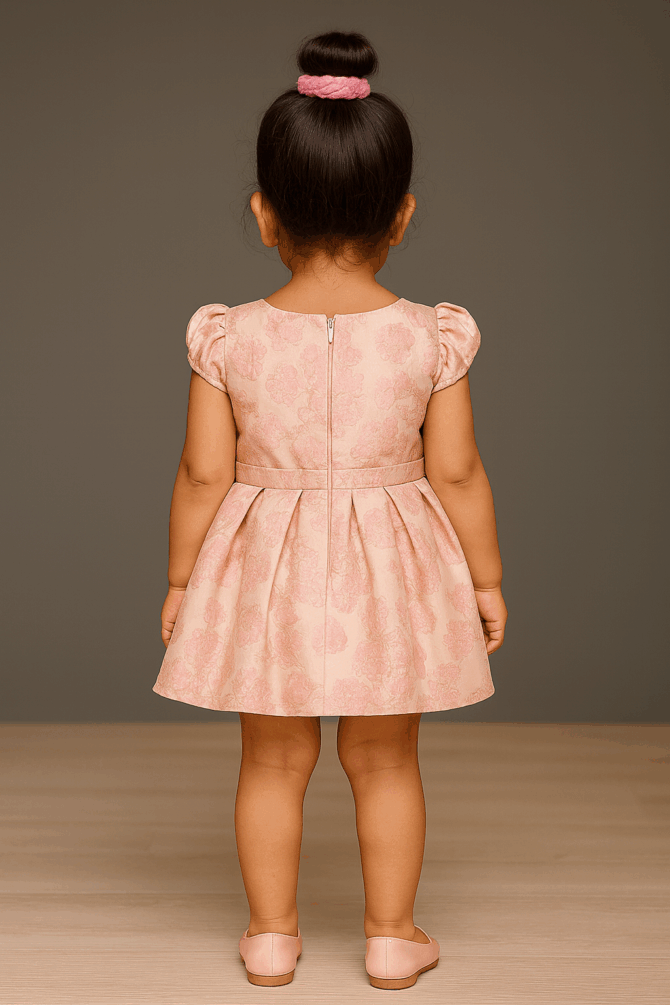 KidsDew Jacquard Fit and Flare Dress