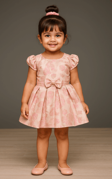 KidsDew Jacquard Fit and Flare Dress